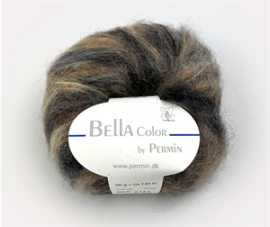 Bella by permin chunky mohair - smuk changerende i efterårstoner 